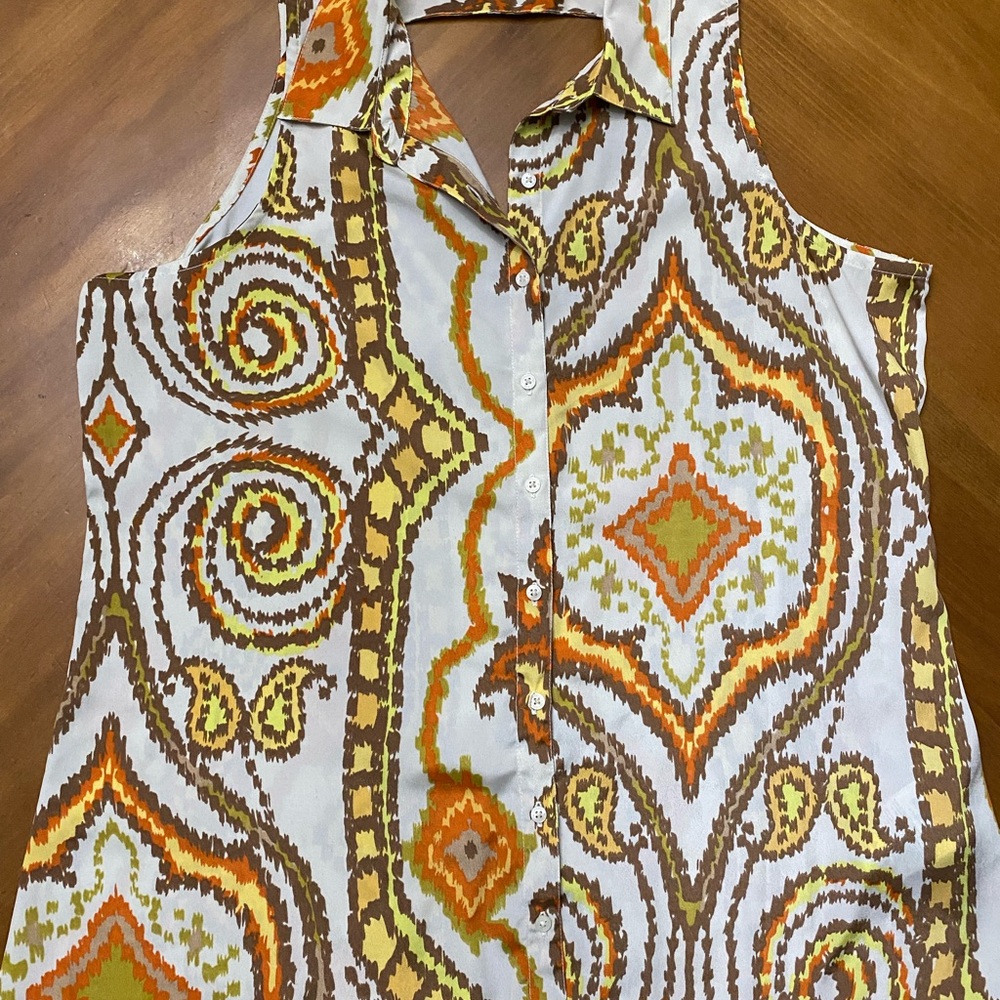 Guess Stylish Multicolor Sleeveless Top